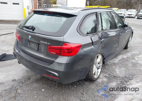 2016 BMW 328D xDrive z USA, uszkodzony, nr VIN WBA8J1C56GK710903